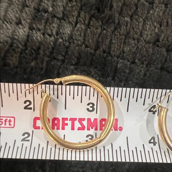 14k Hoop Earrings - Picture 4 of 4